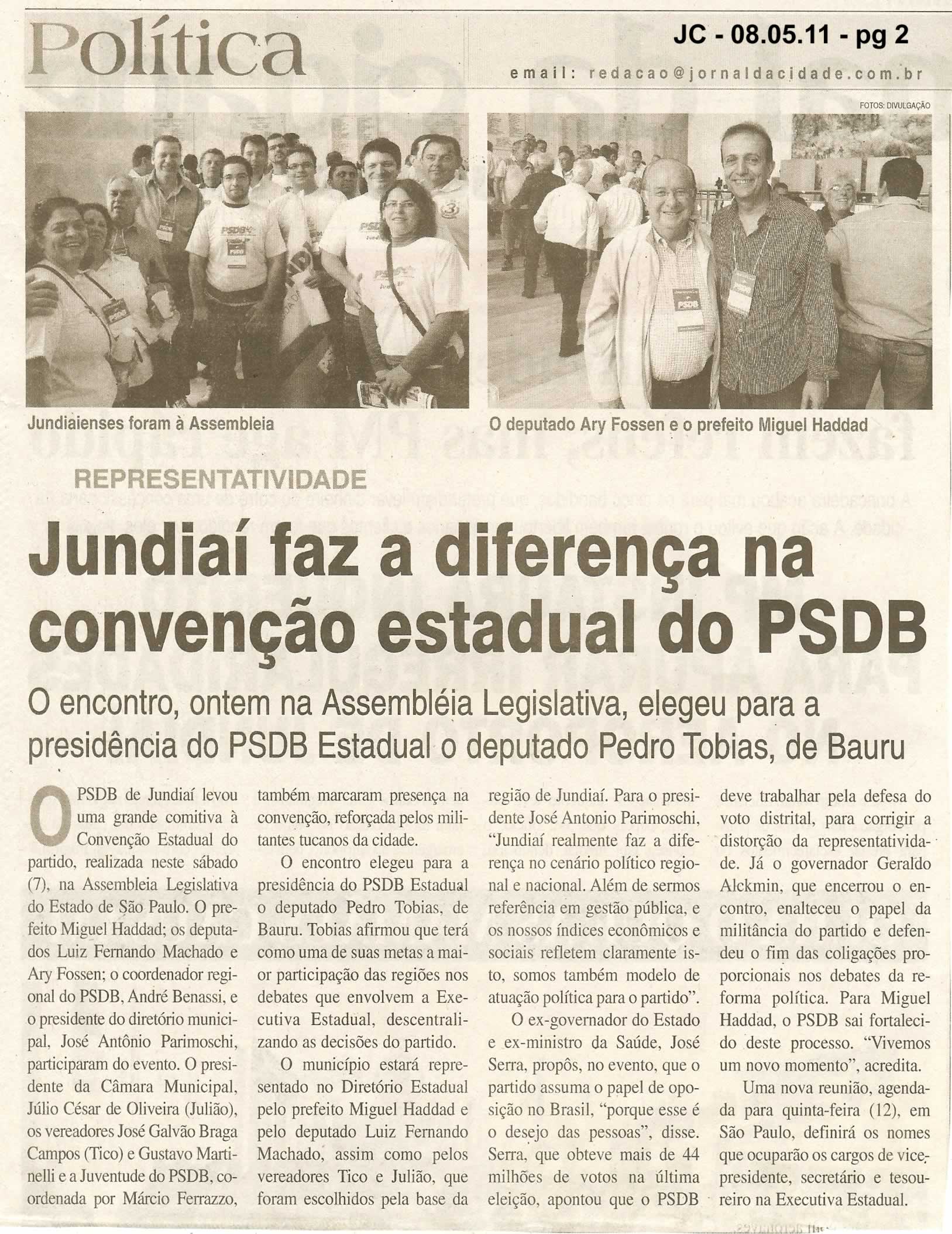 Jornal da Cidade - 08/05/2011