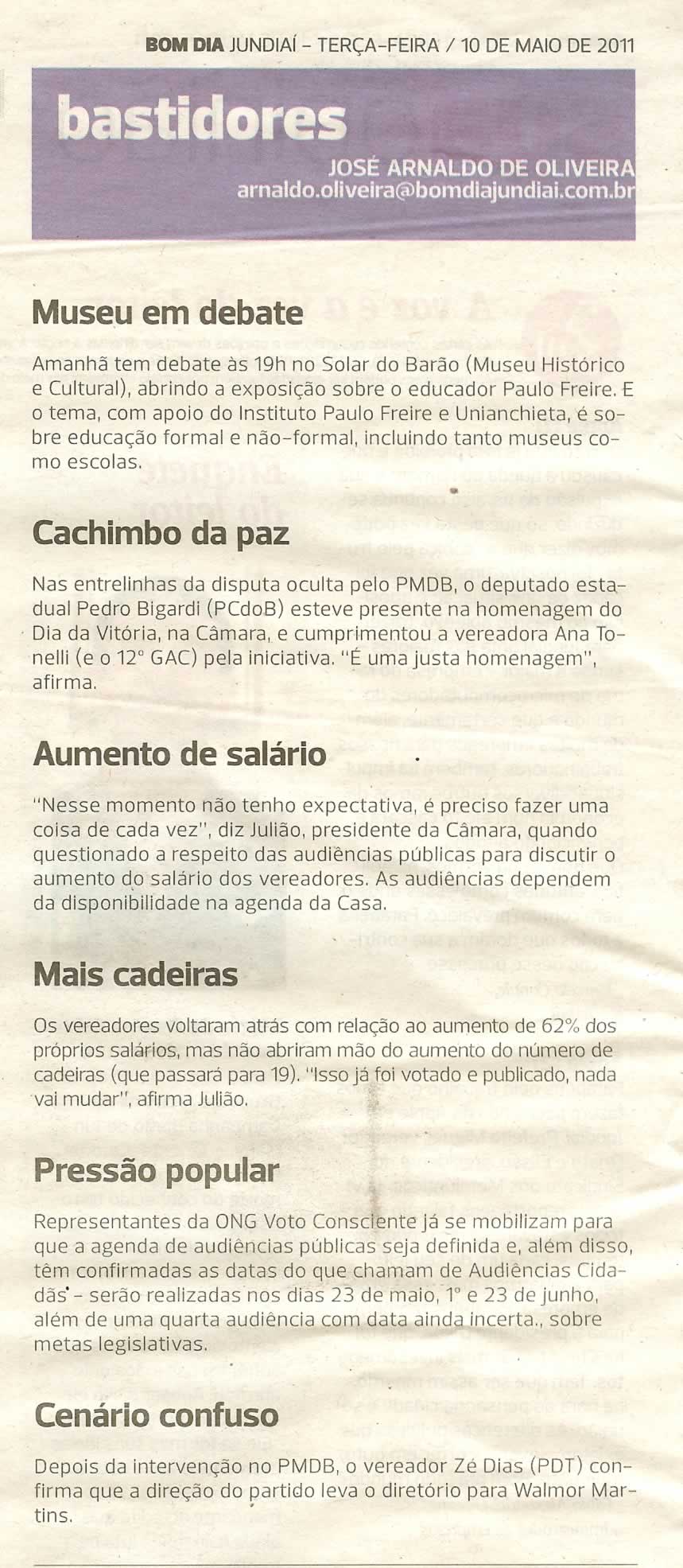 Bom Dia Jundiaí - 10/05/2011