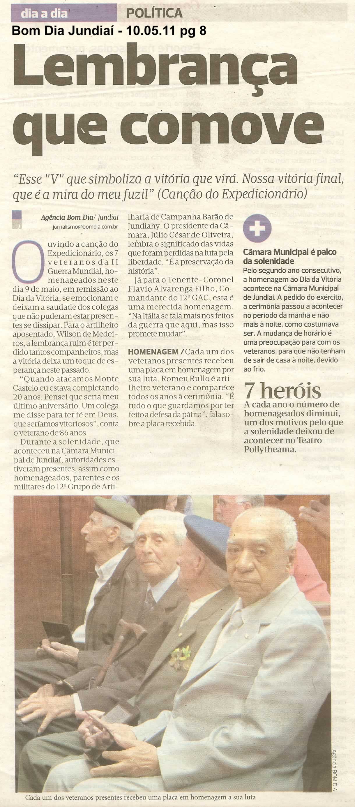 Bom Dia Jundiaí - 10/05/2011