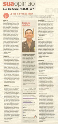 Bom Dia Jundiaí - 10/05/2011
