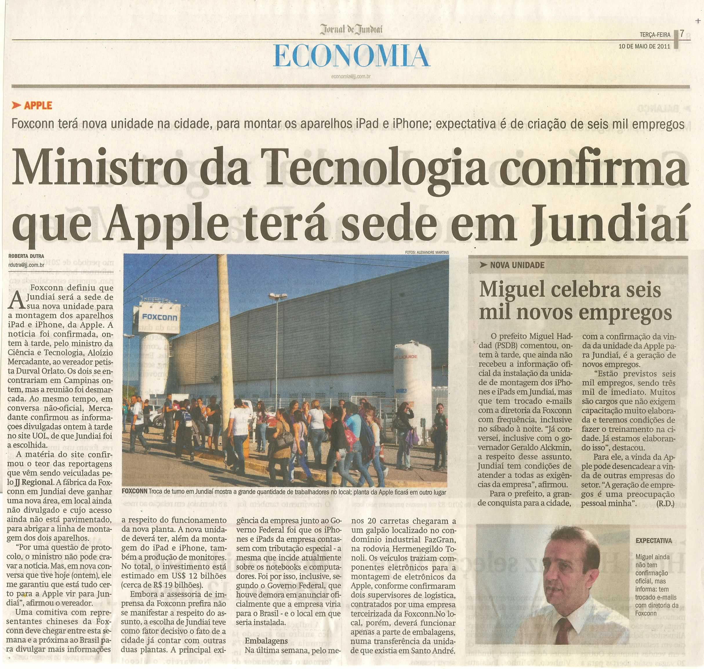 Jornal de Jundiaí - 10/05/2011