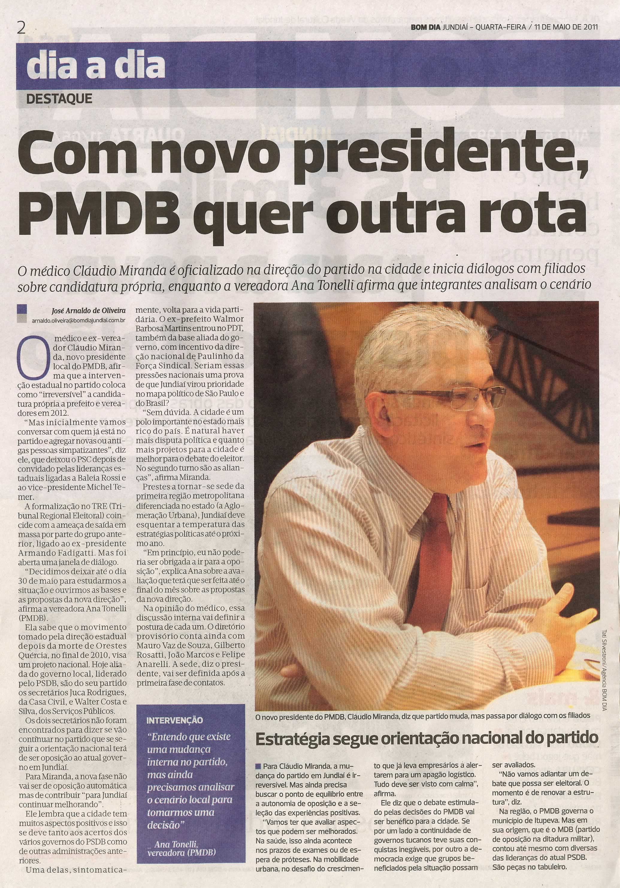 Bom Dia Jundiaí - 11/05/2011