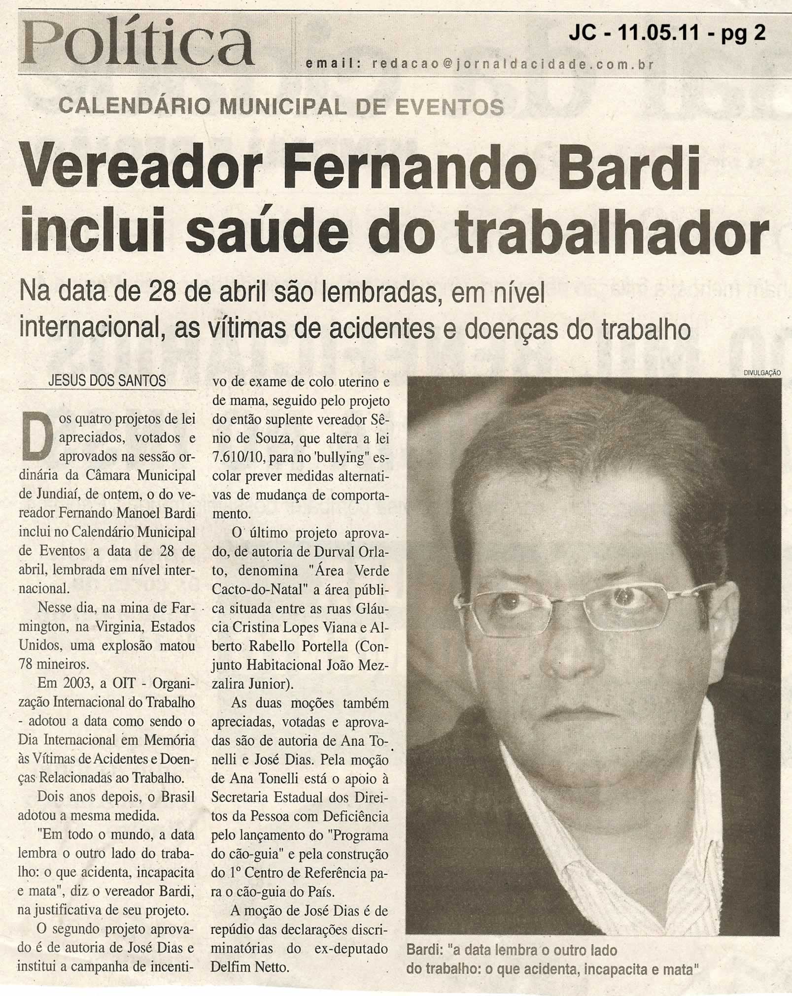 Jornal da Cidade - 11/05/2011
