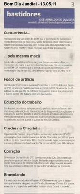 Bom Dia Jundiaí - 13/05/2011