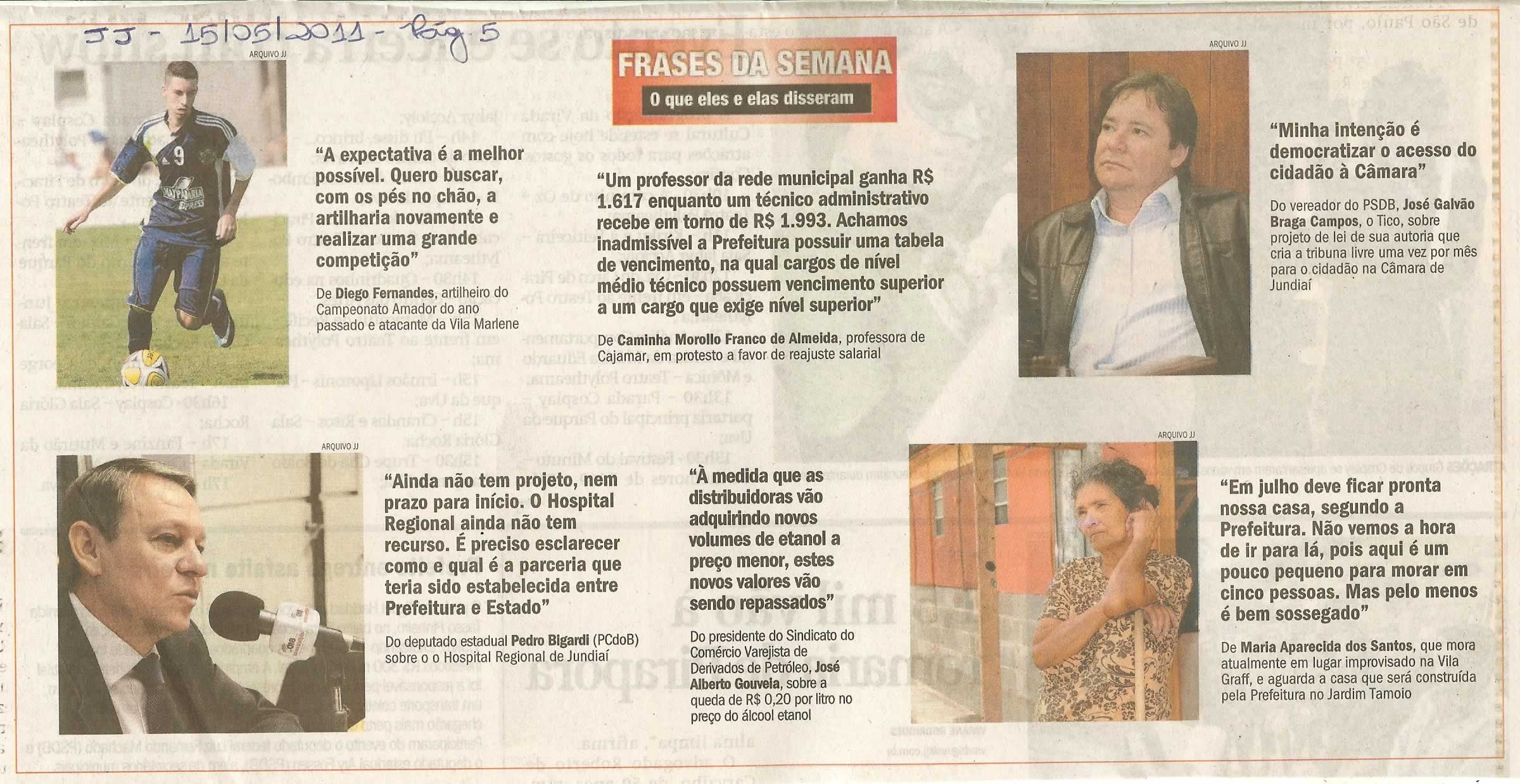 Jornal de Jundiaí - 15/05/2011