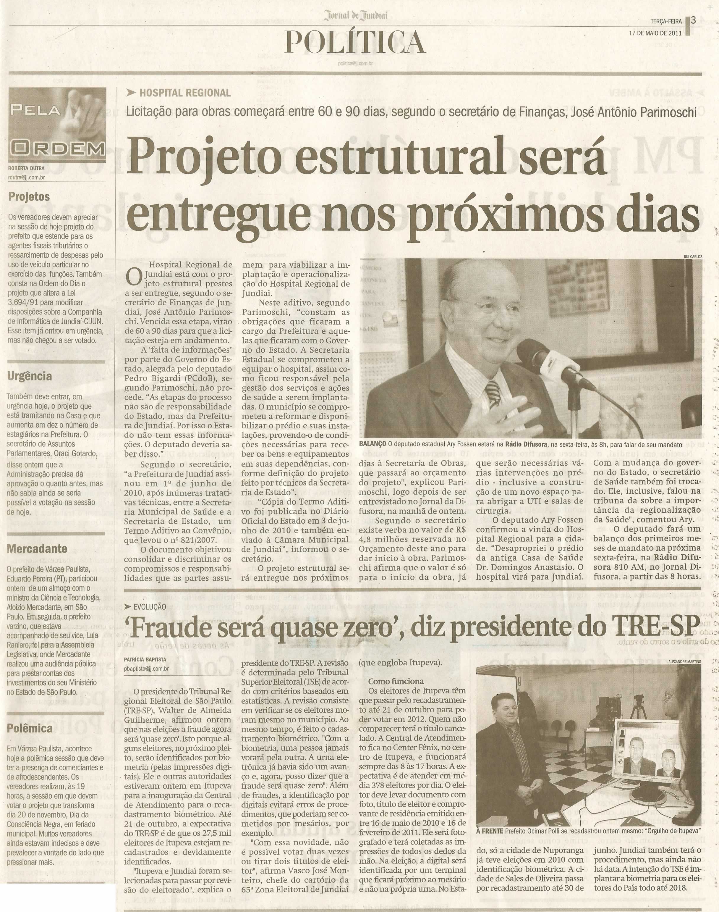 Jornal de Jundiaí - 17/05/2011