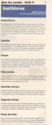 Bom Dia Jundiaí - 18/05/2011