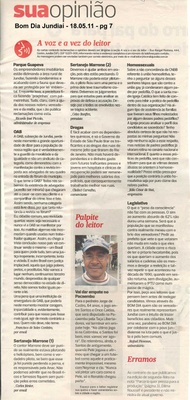 Bom Dia Jundiaí - 18/05/2011