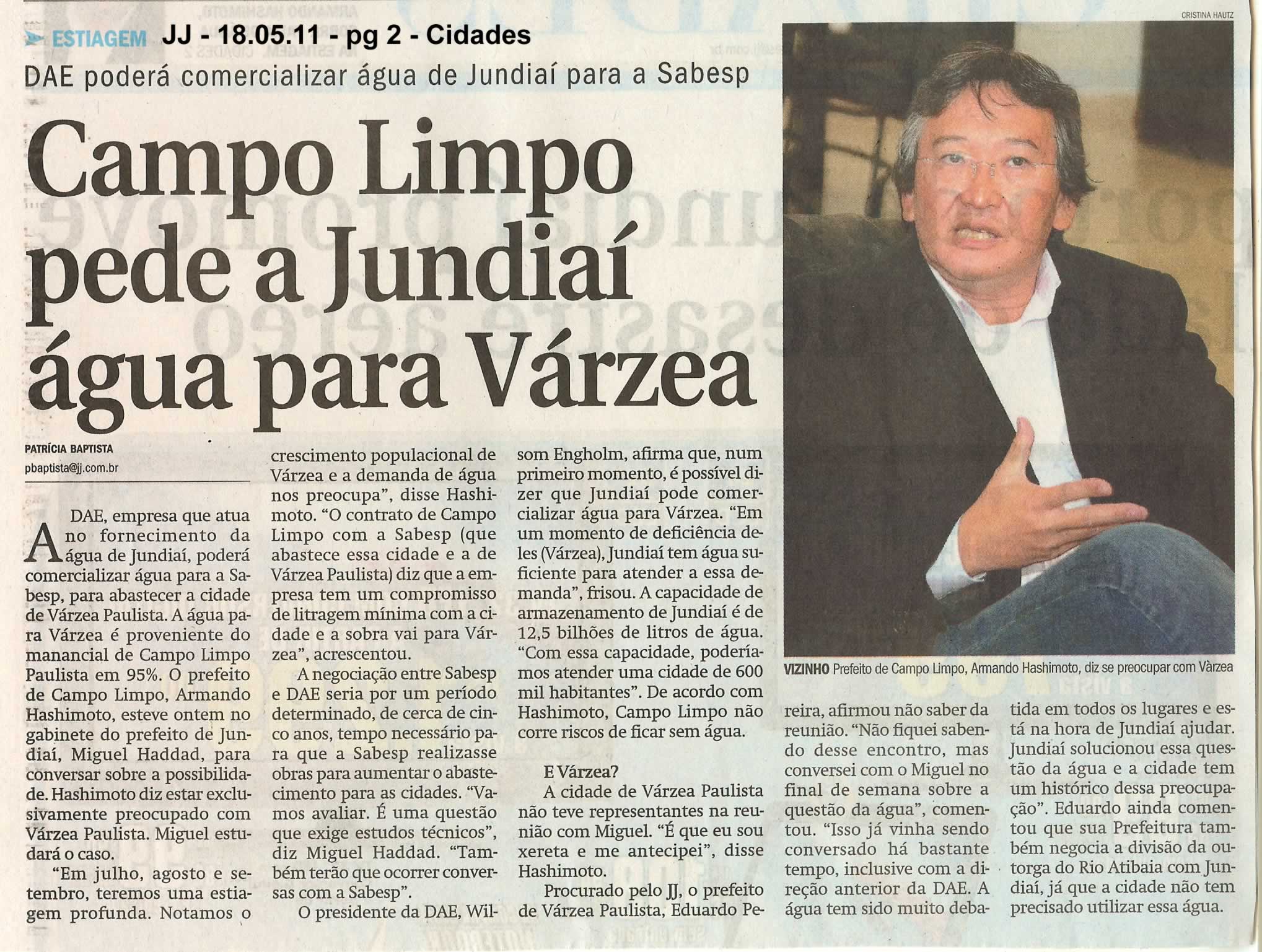 Jornal de Jundiaí - 18/05/2011