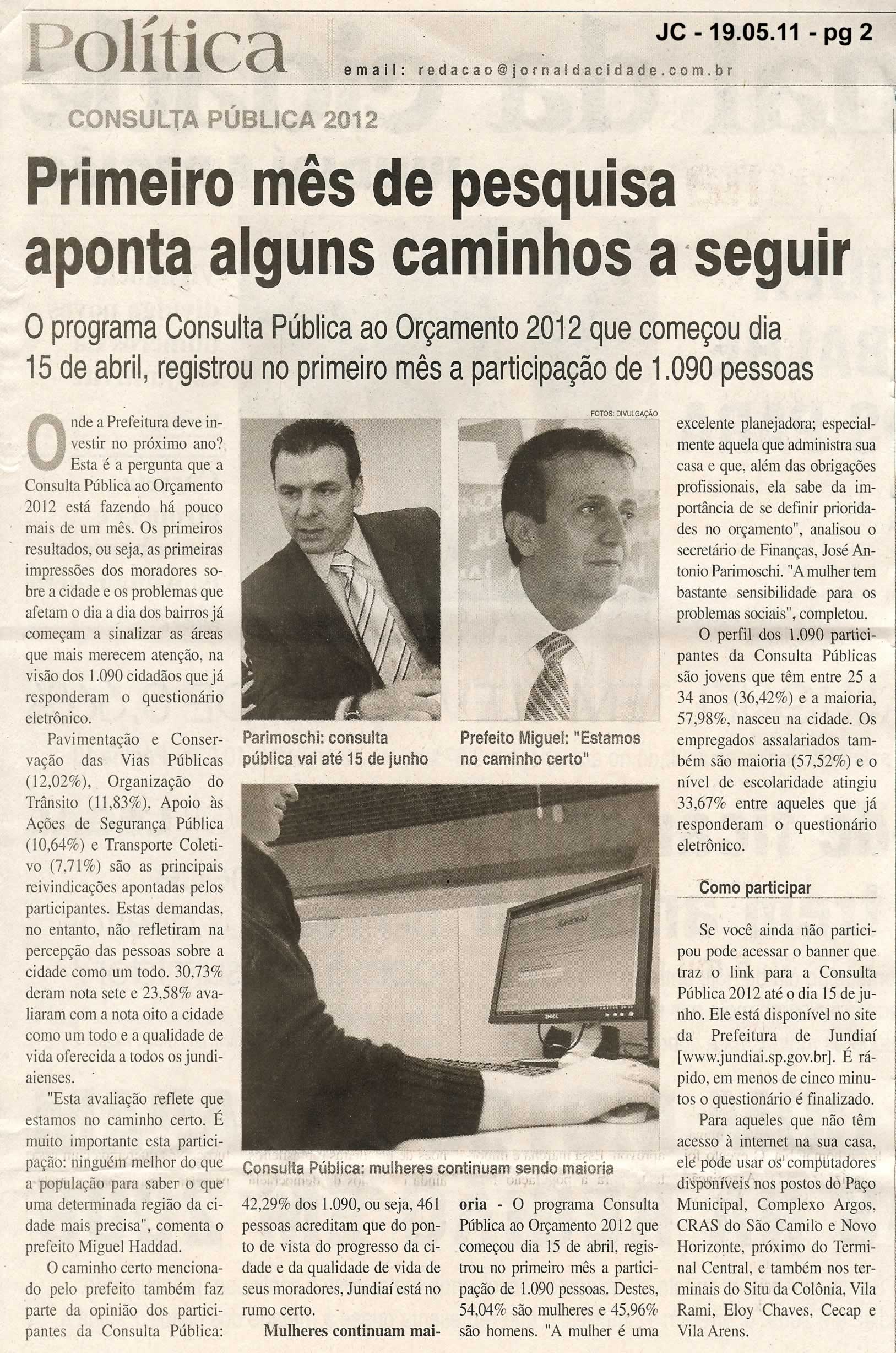 Jornal da Cidade - 19/05/2011