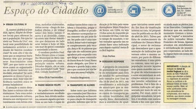 Jornal de Jundiaí - 20/05/2011