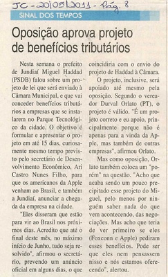 Jornal da Cidade - 20/05/2011