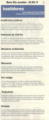 Bom Dia Jundiaí - 23/05/2011