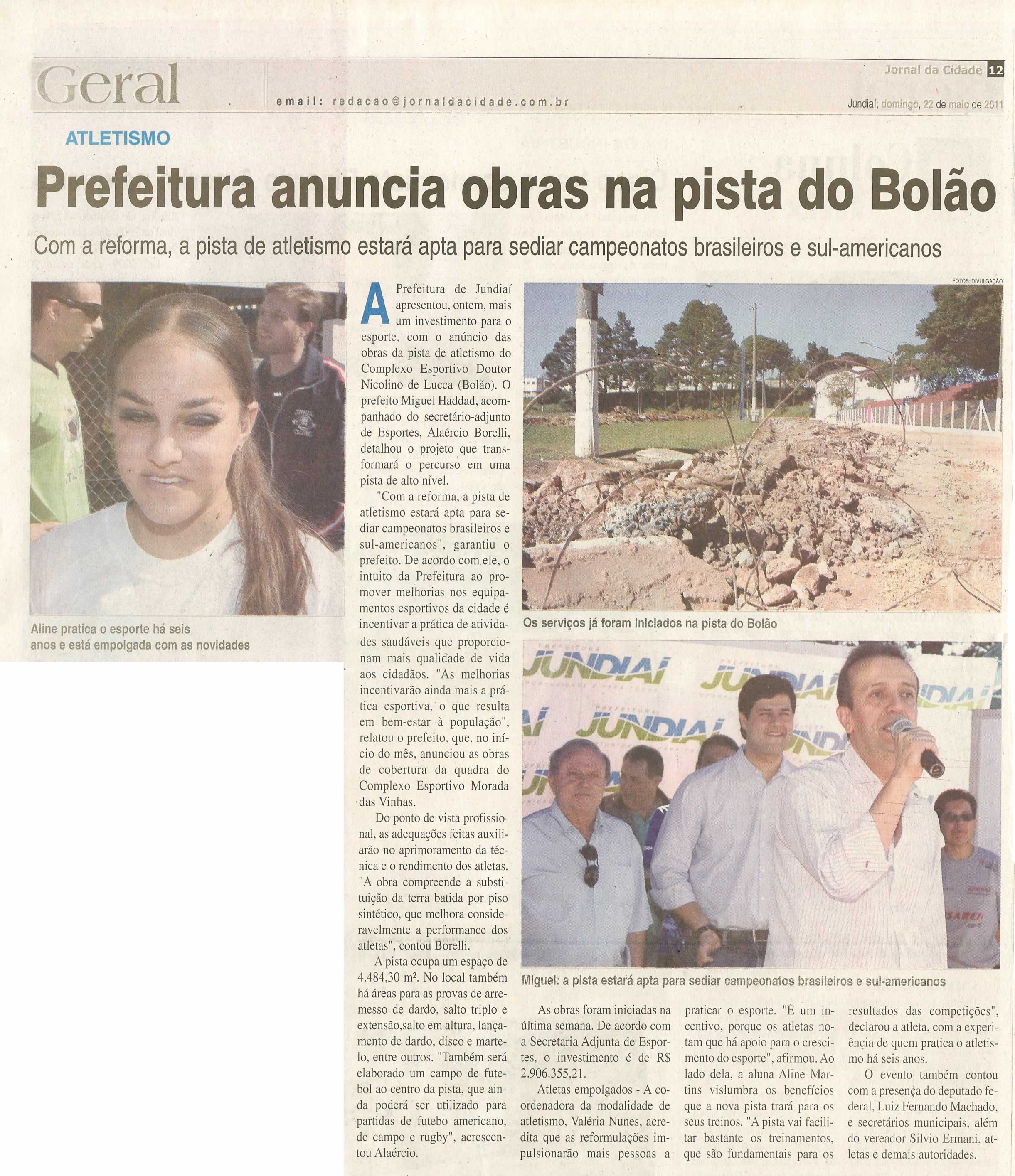 Jornal da Cidade - 22/05/2011