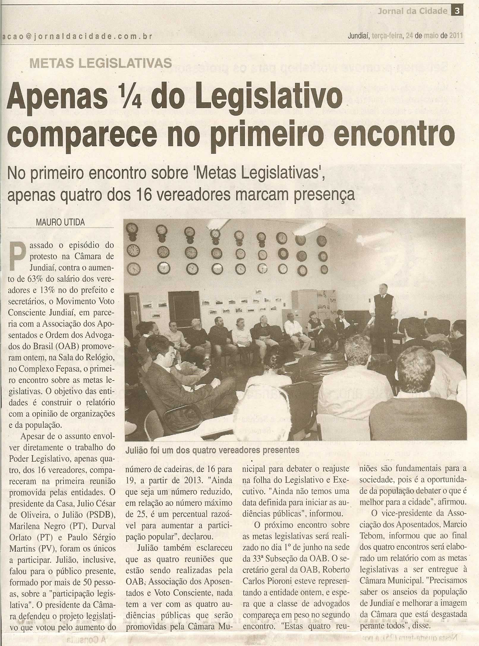 Jornal da Cidade - 24/05/2011