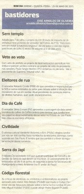 Bom Dia Jundiaí - 25/05/2011