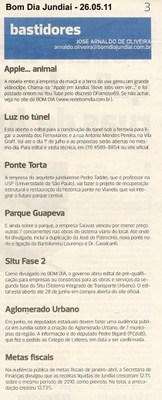 Bom Dia Jundiaí - 26/05/2011