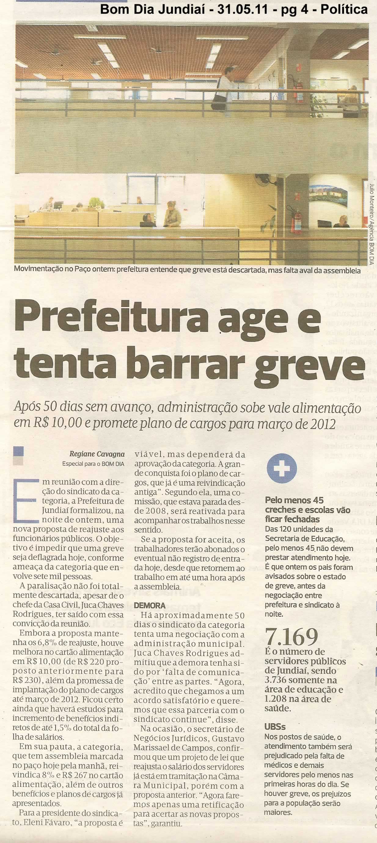 Bom Dia Jundiaí - 31/05/2011