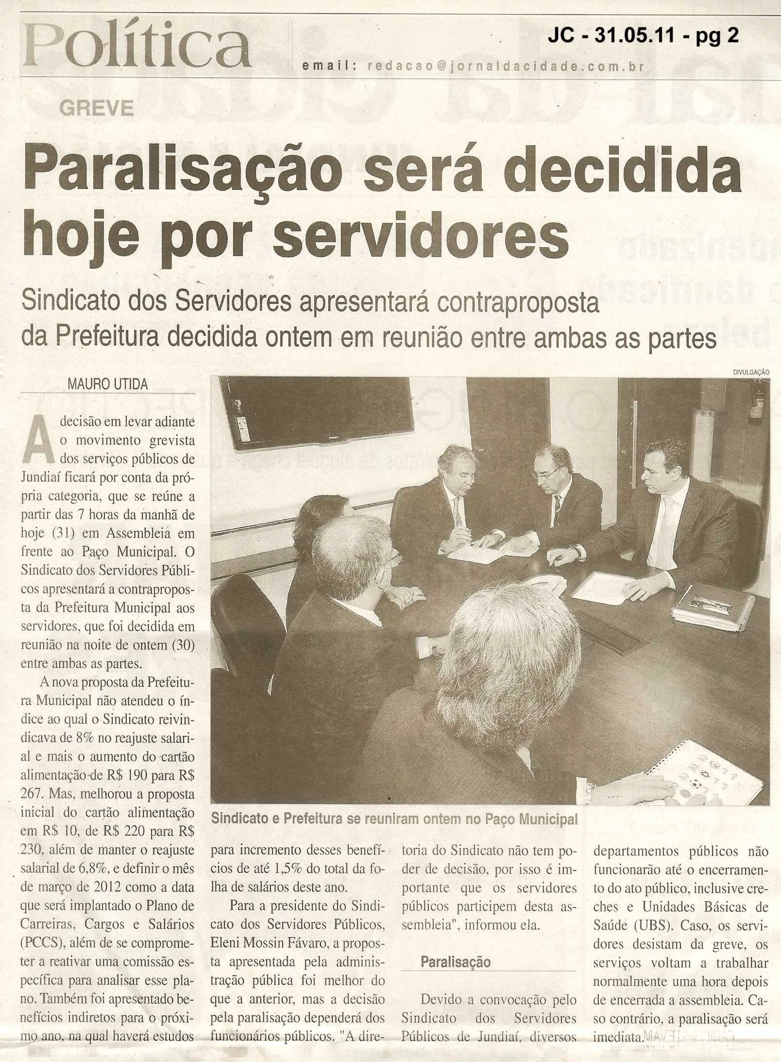 Jornal da Cidade - 31/05/2011