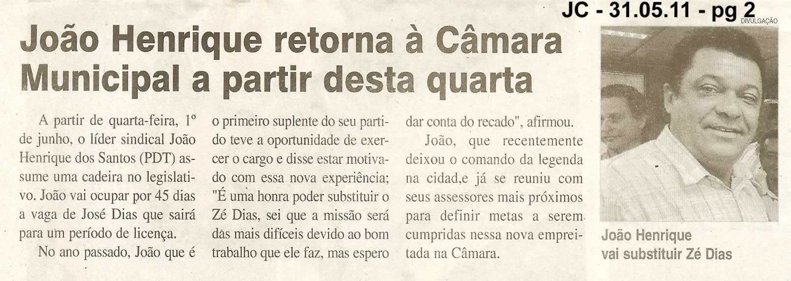Jornal da Cidade - 31/05/2011