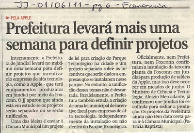Jornal de Jundiaí - 01/06/2011