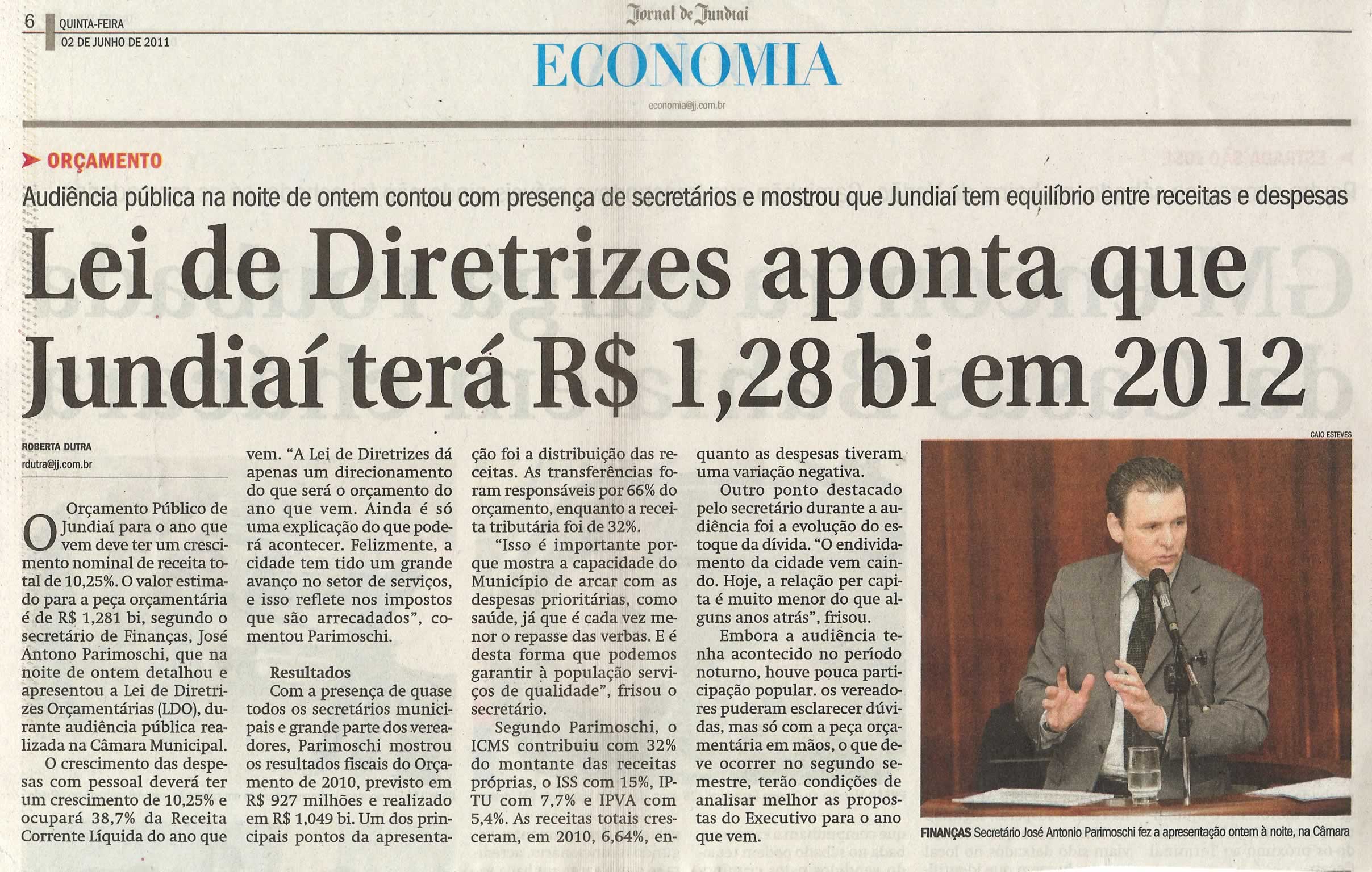Jornal de Jundiaí - 02/06/2011