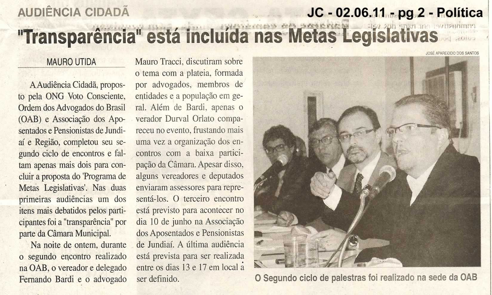 Jornal da Cidade - 02/06/2011