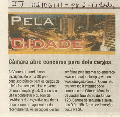 Jornal de Jundiaí - 02/06/2011