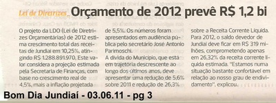 Bom Dia Jundiaí - 03/06/2011
