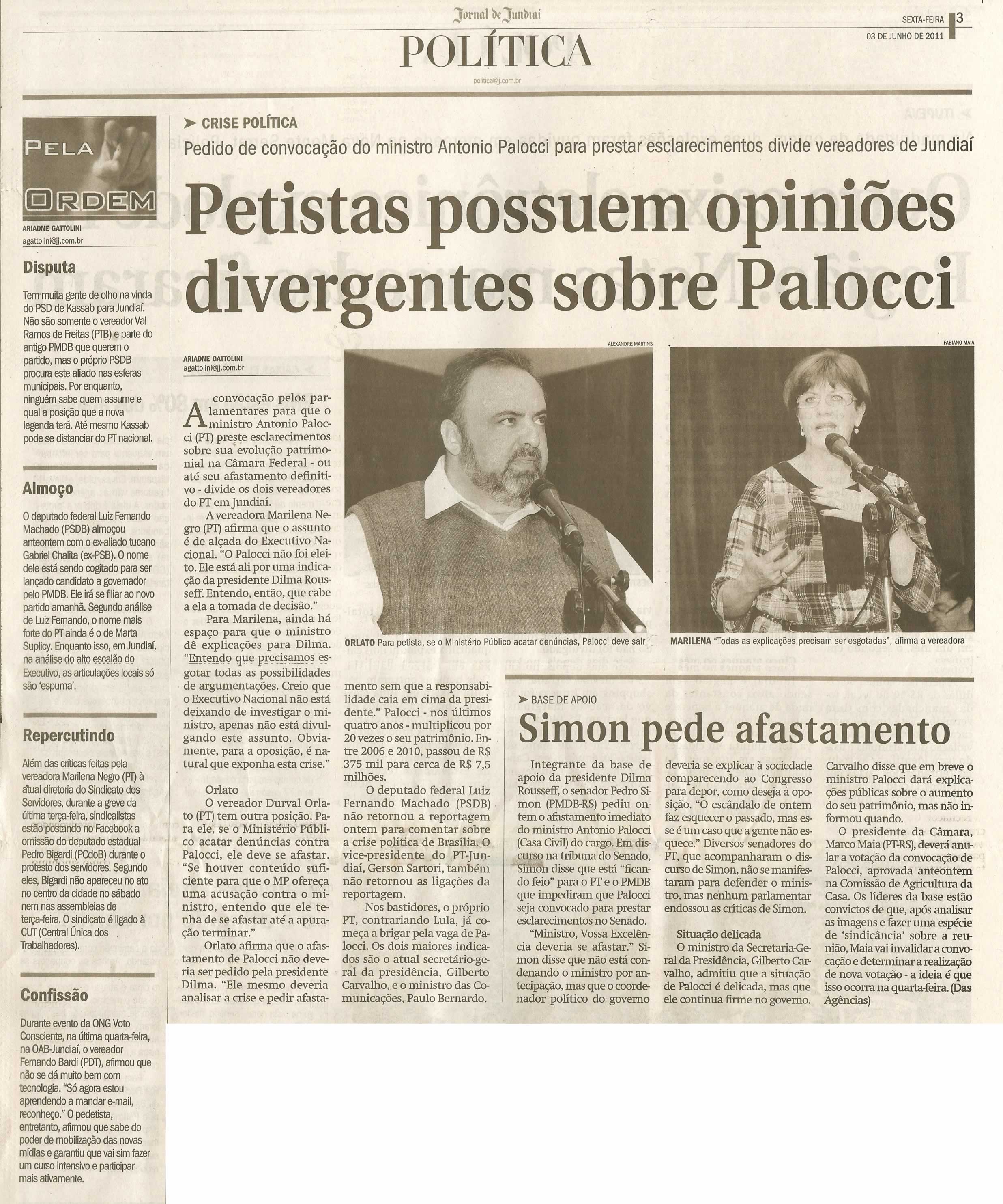 Jornal de Jundiaí - 03/06/2011