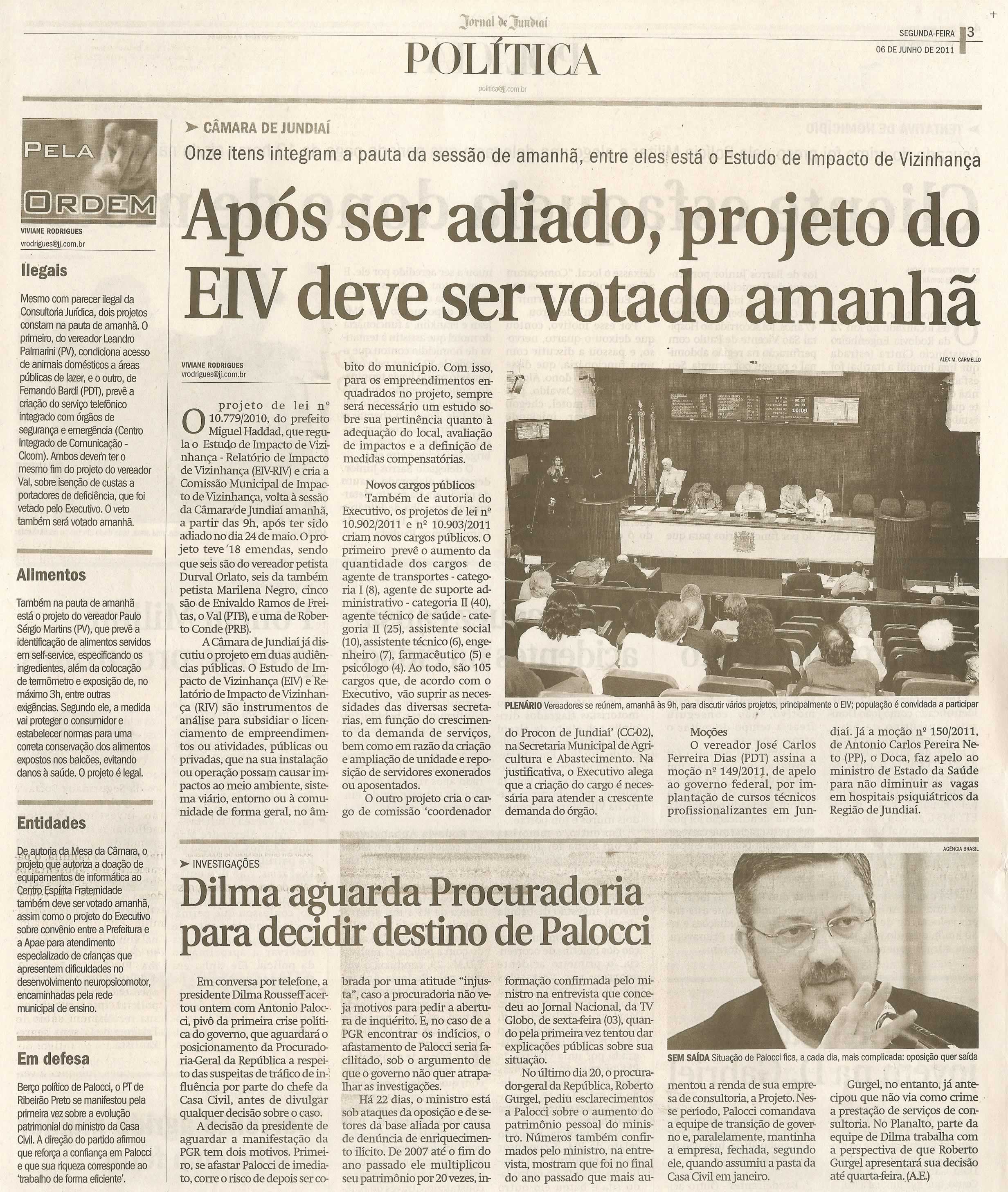 Jornal de Jundiaí - 06/06/2011