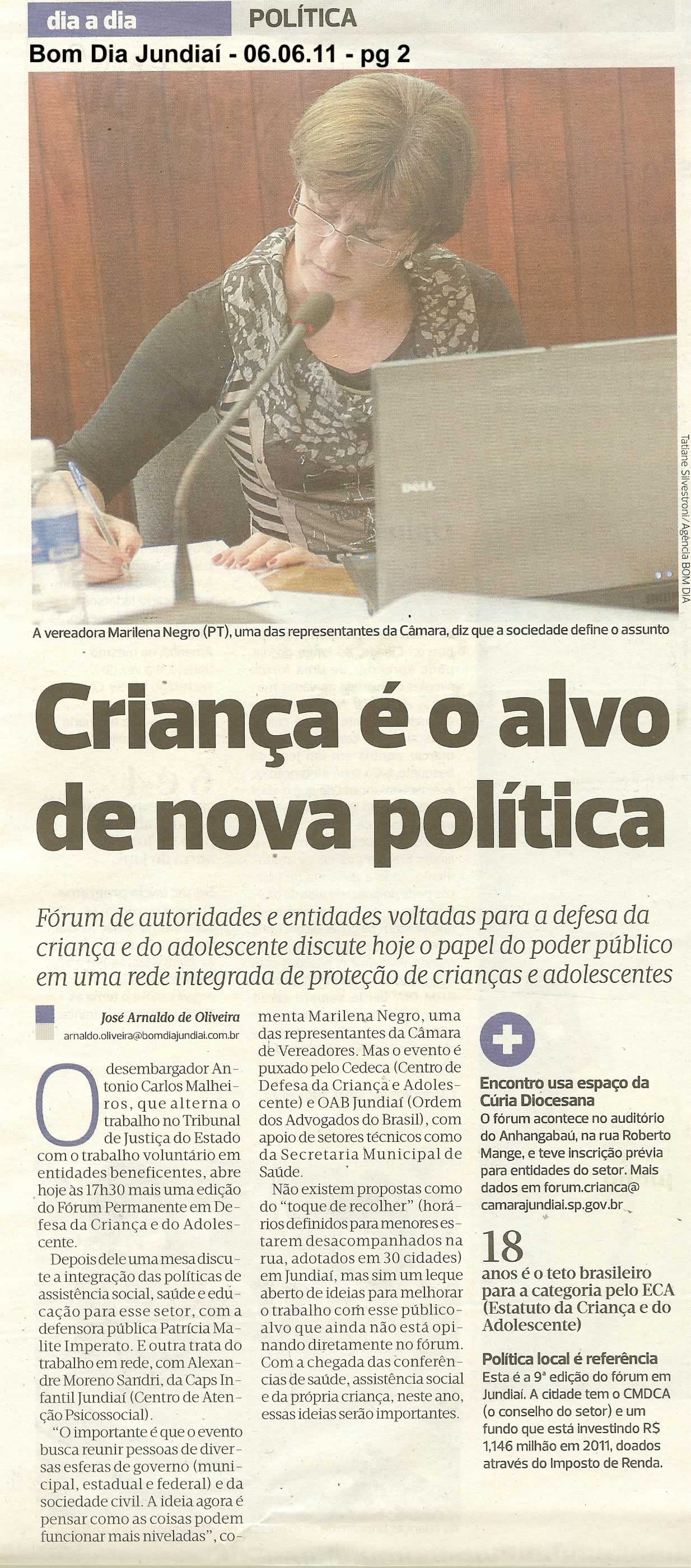 Bom Dia Jundiaí - 06/06/2011