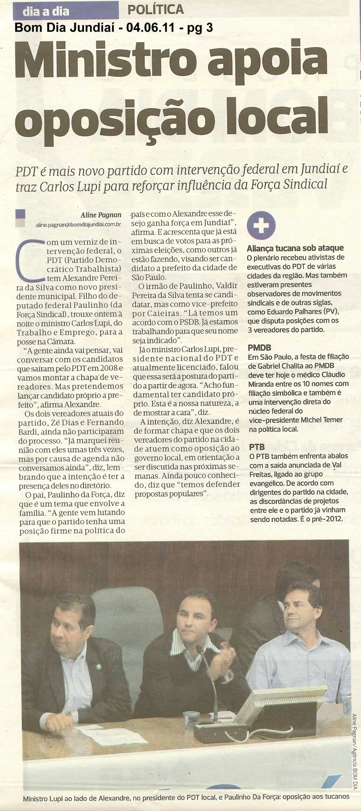 Bom Dia Jundiaí - 04/06/2011