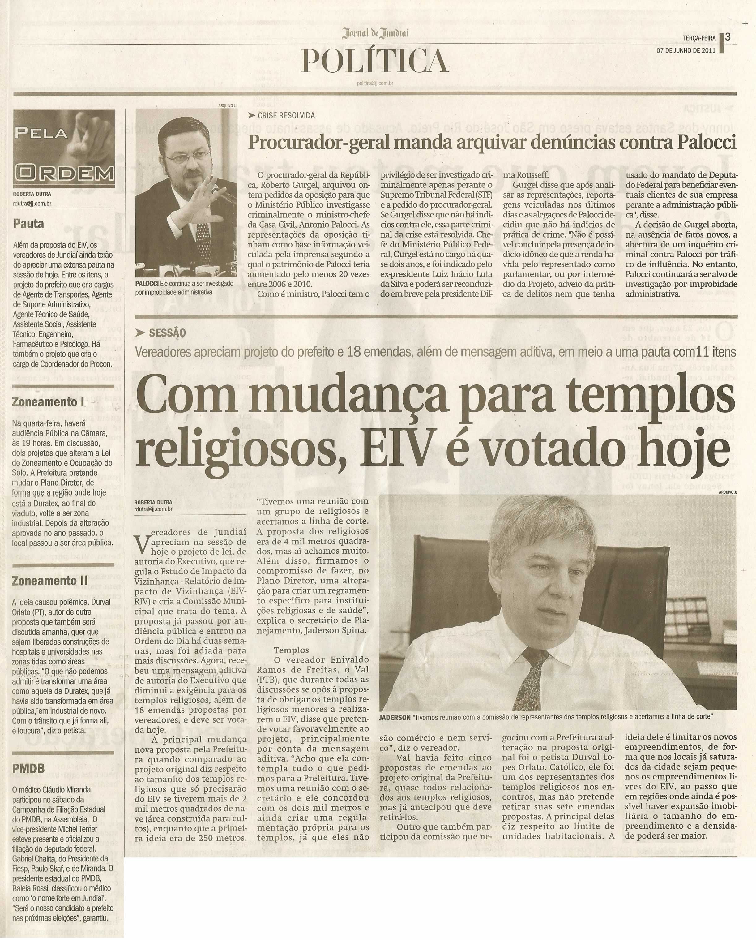 Jornal de Jundiaí - 07/06/2011