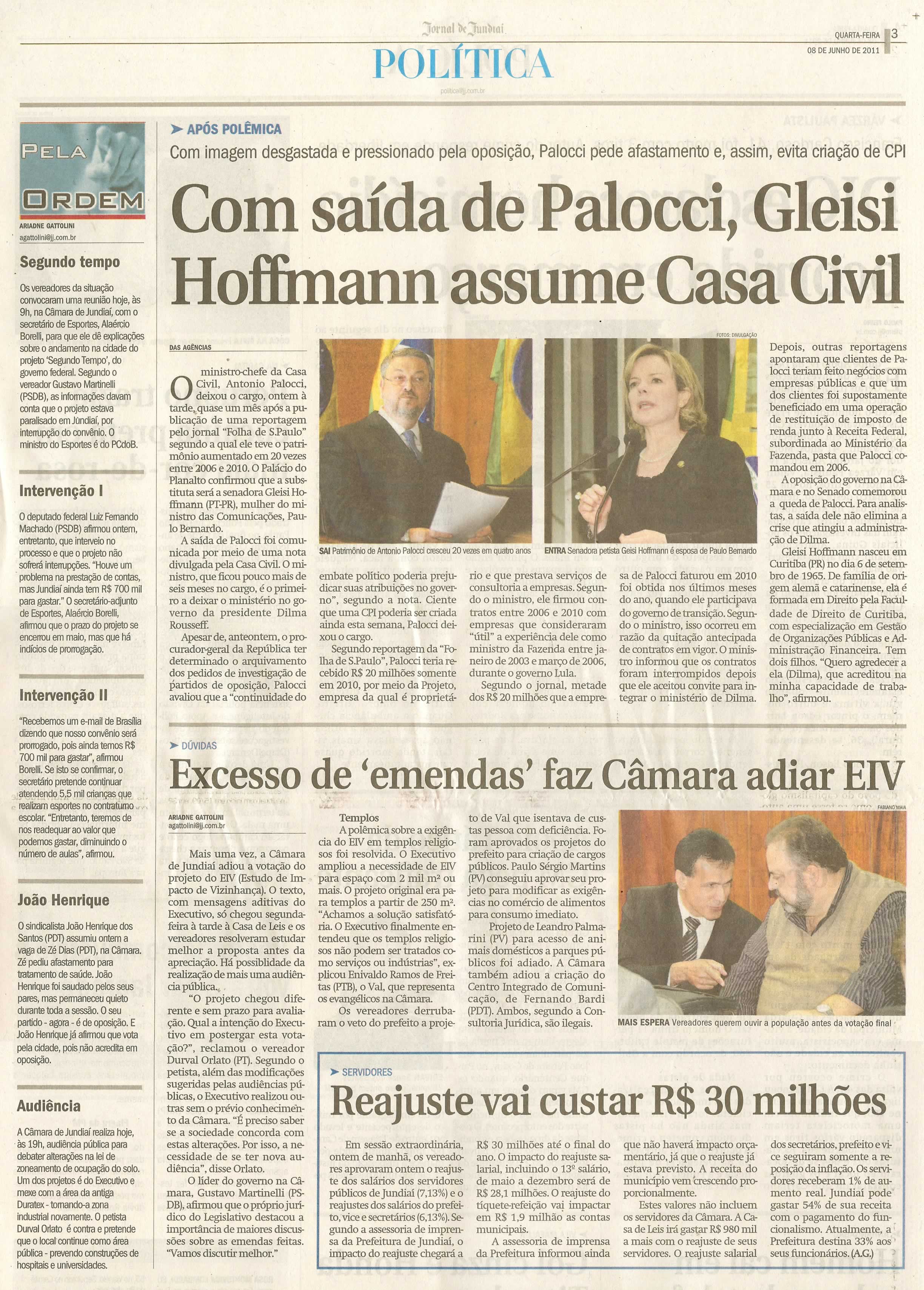 Jornal de Jundiaí - 08/06/2011