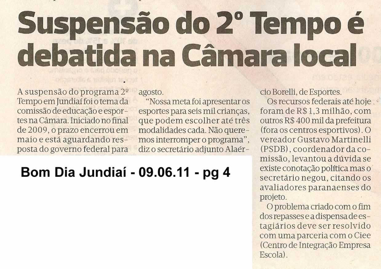Bom Dia Jundiaí - 09/06/2011