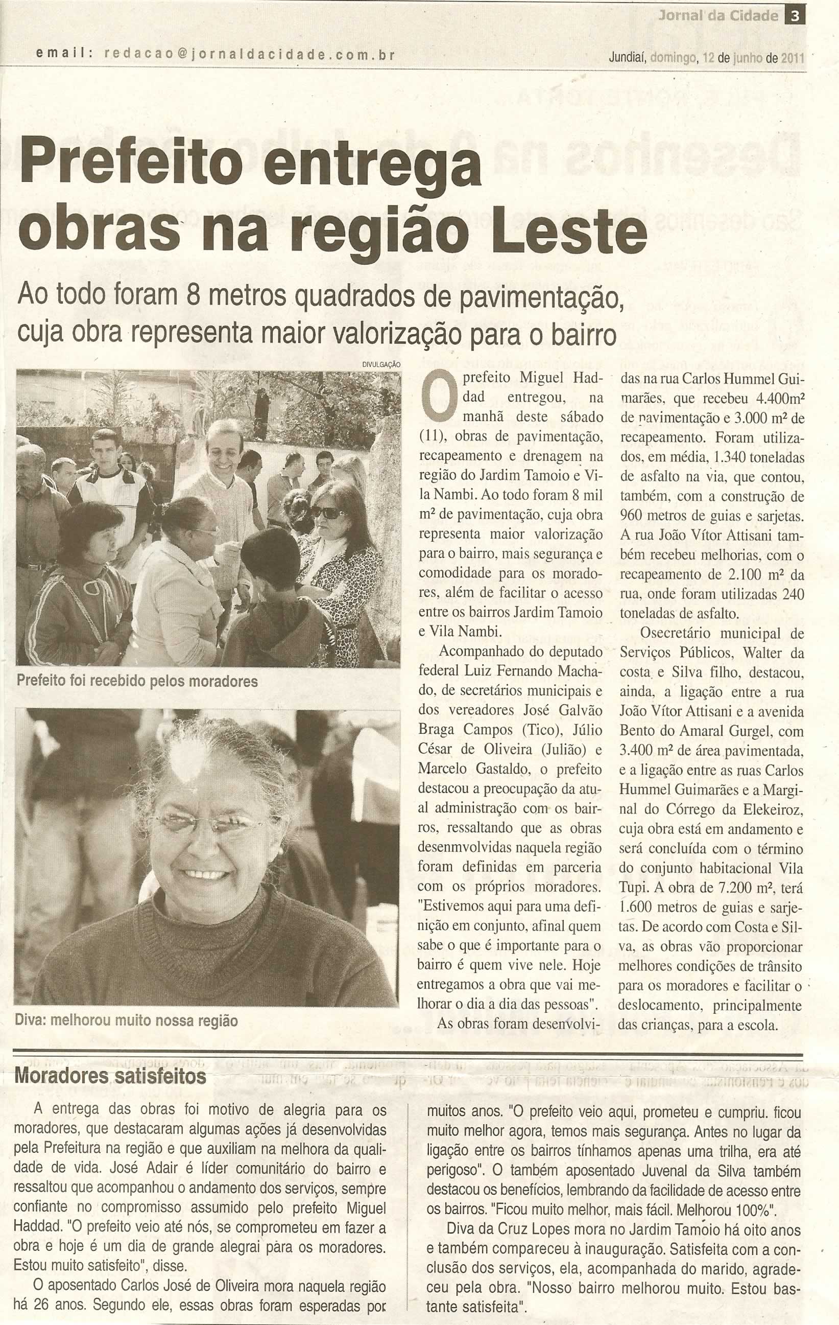 Jornal da Cidade - 12/06/2011