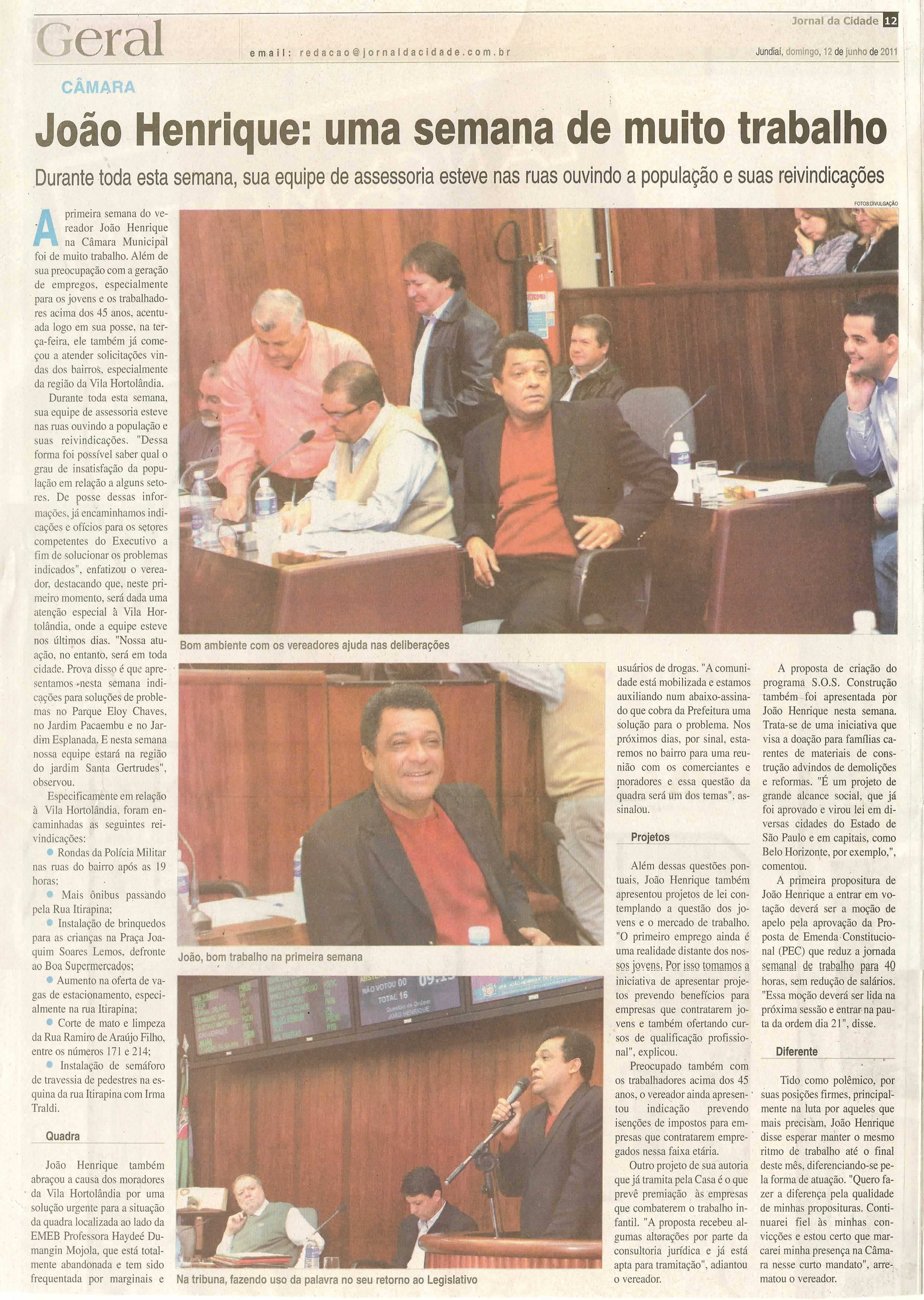Jornal da Cidade - 12/06/2011