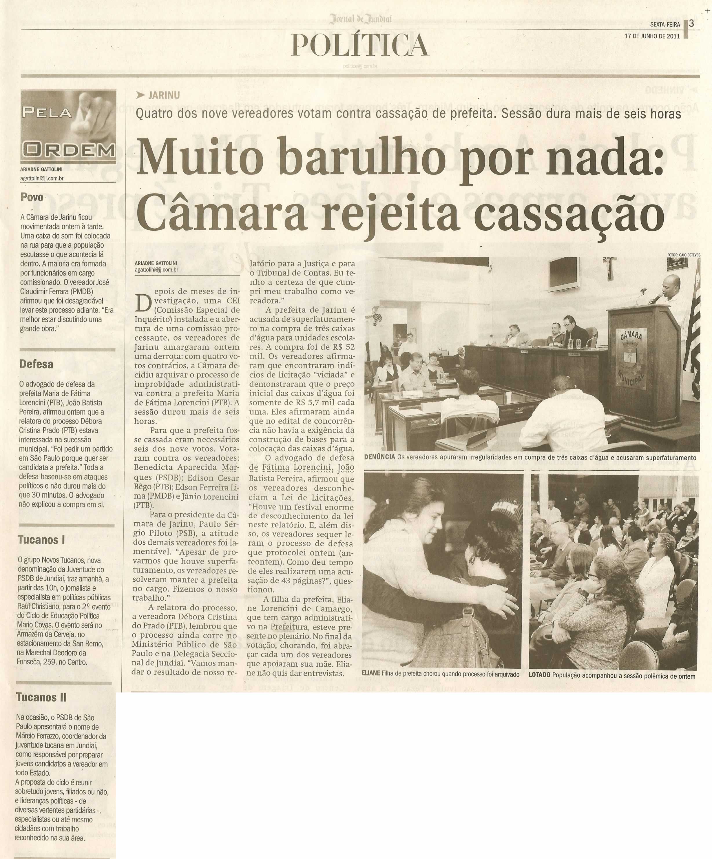 Jornal de Jundiaí - 17/06/2011