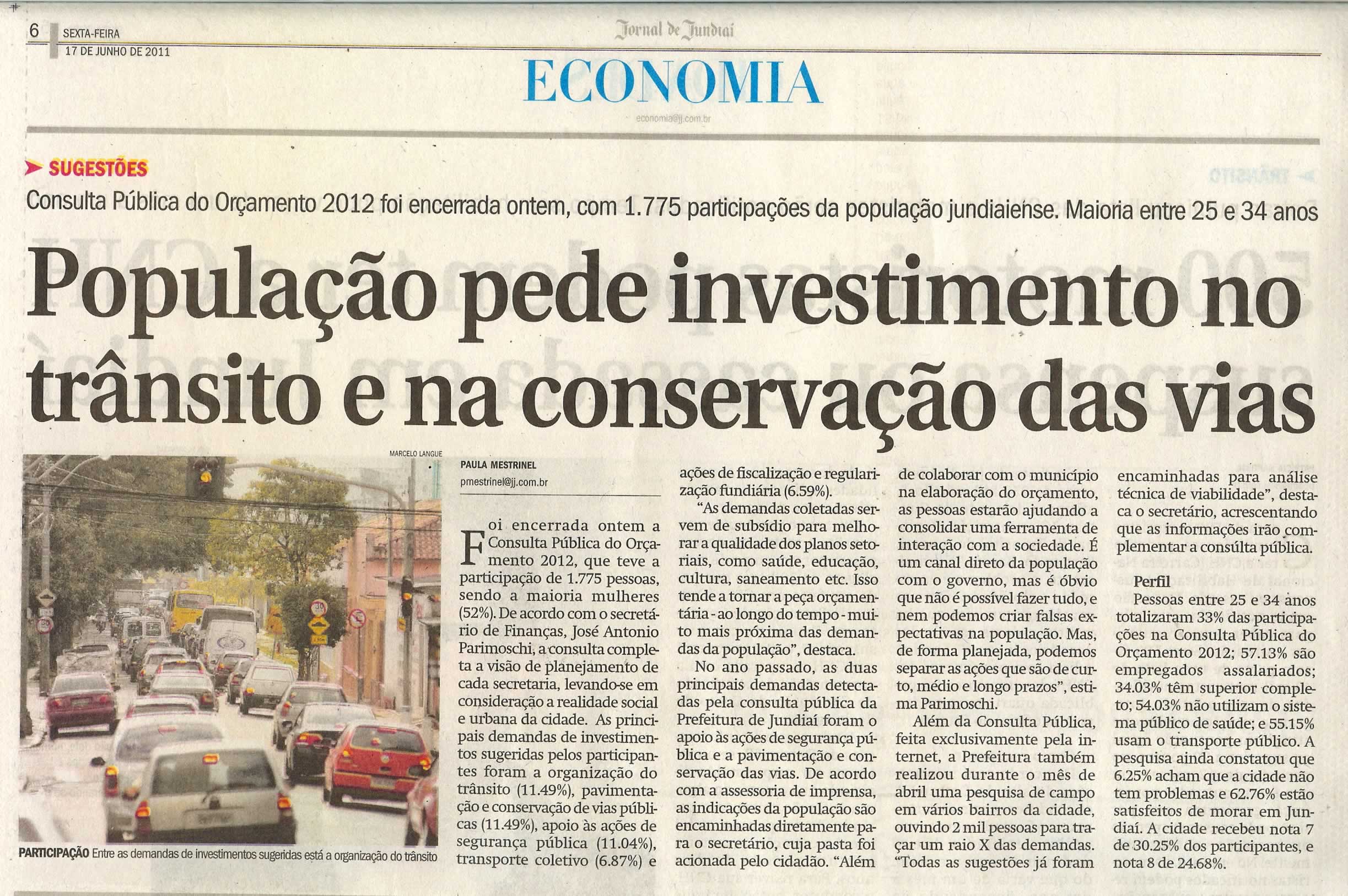 Jornal de Jundiaí - 17/06/2011