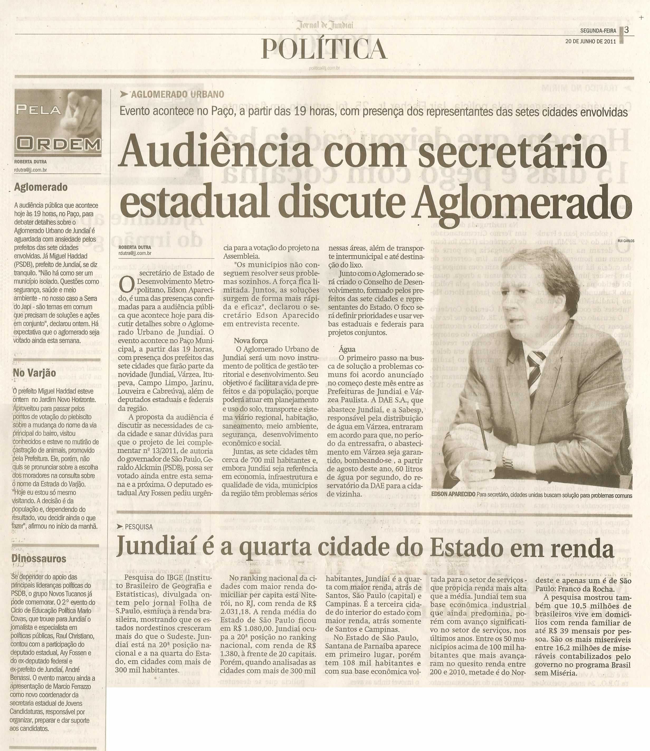 Jornal de Jundiaí - 20/06/2011