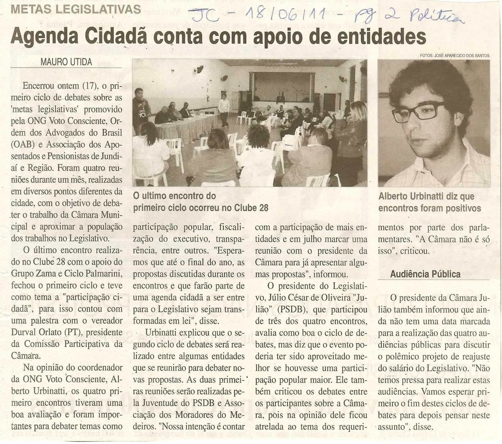 Jornal da Cidade - 18/06/2011