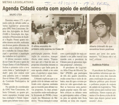 Jornal da Cidade - 18/06/2011