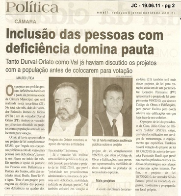 Jornal da Cidade - 19/06/2011