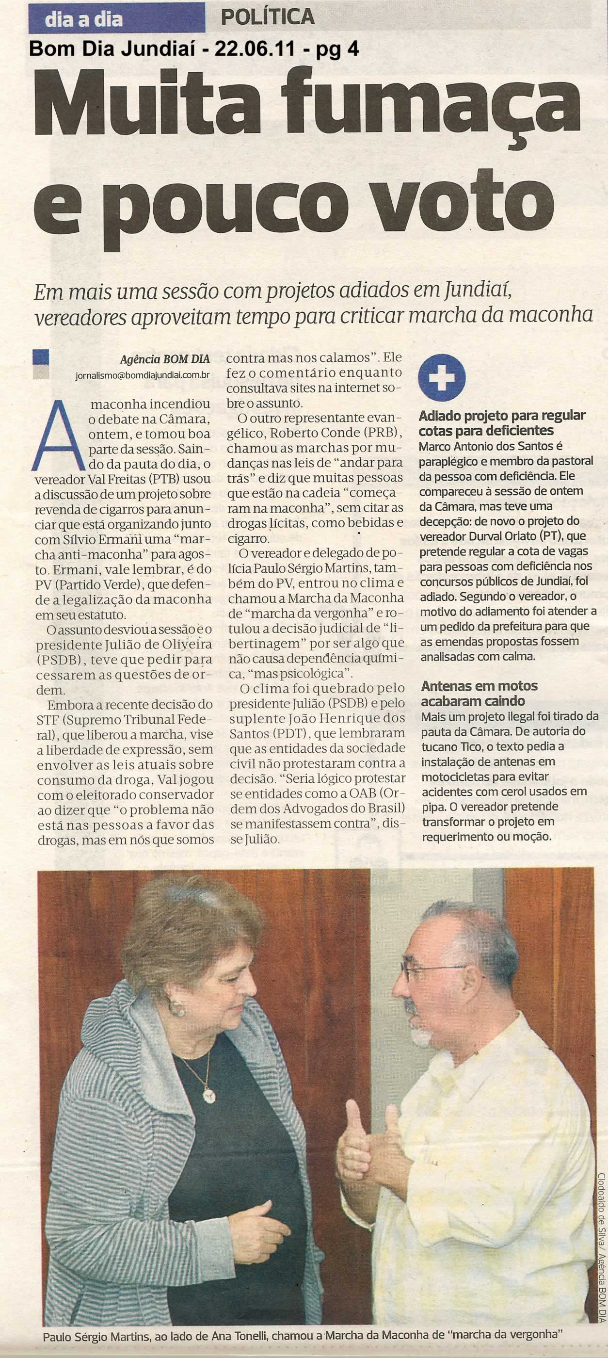 Bom Dia Jundiaí - 22/06/2011