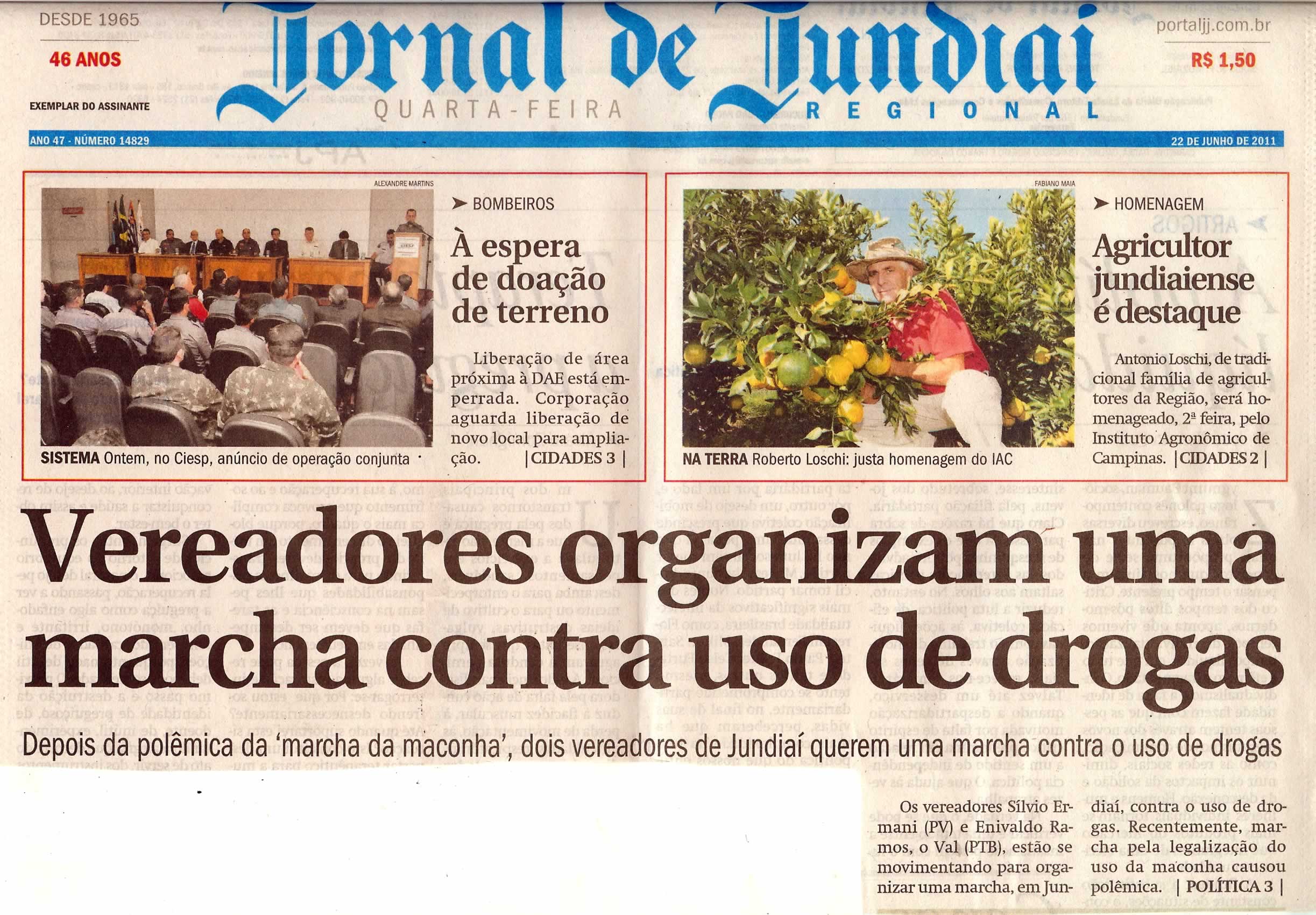Jornal de Jundiaí - 22/06/2011