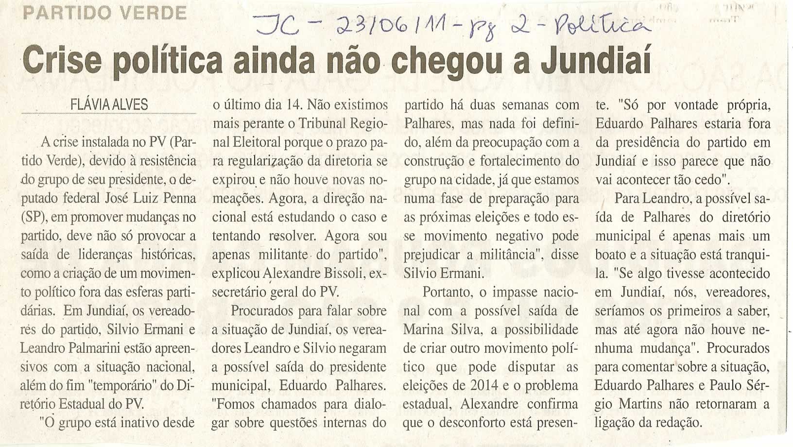 Jornal da Cidade - 23/06/2011