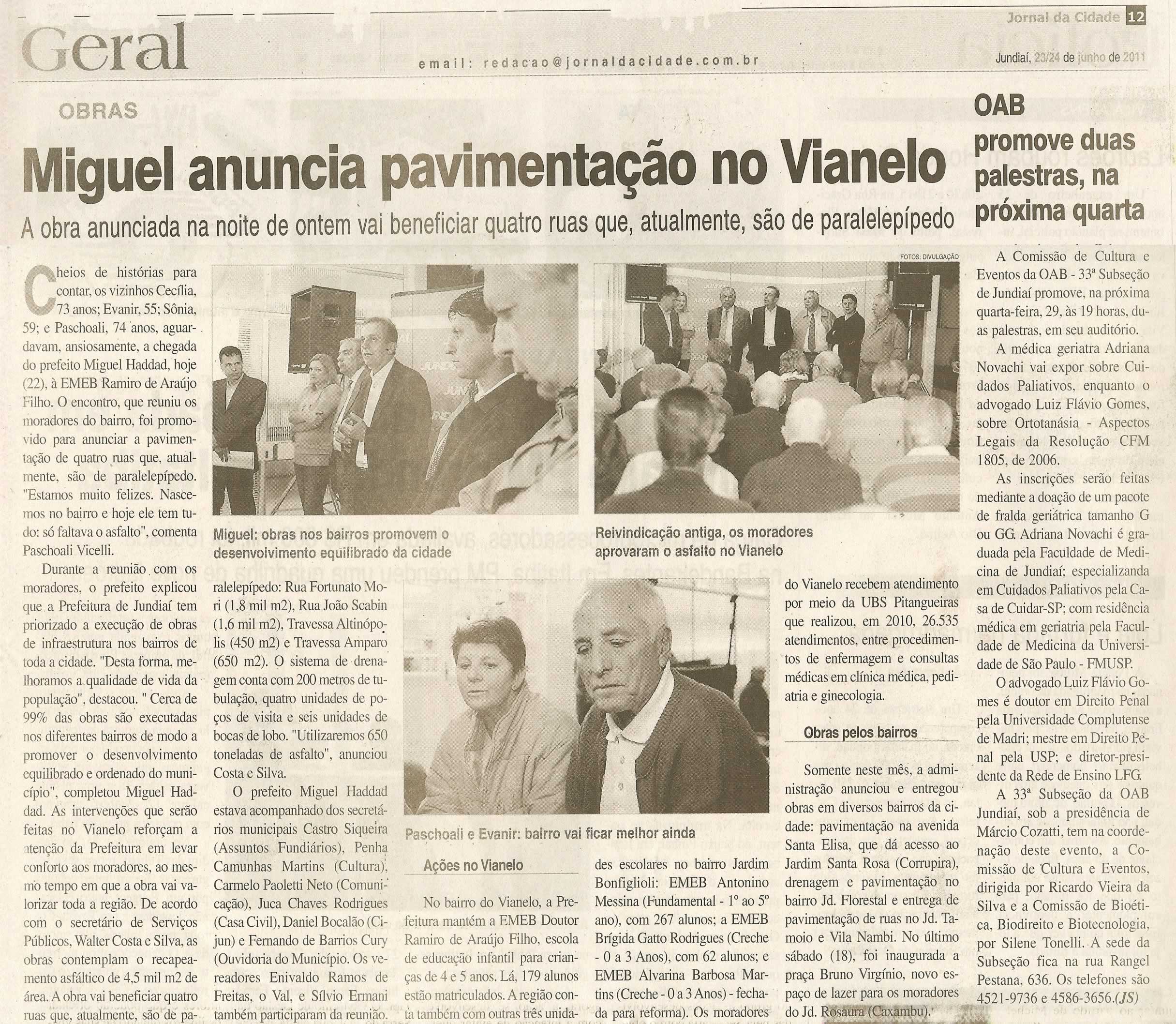 Jornal da Cidade - 23/06/2011