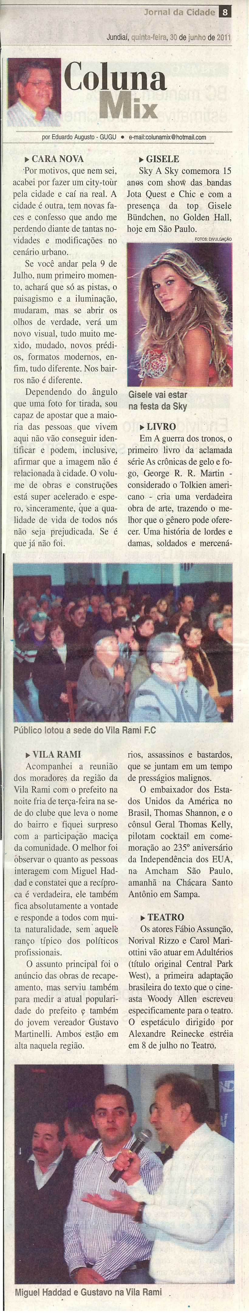 Jornal da Cidade - 30/06/2011