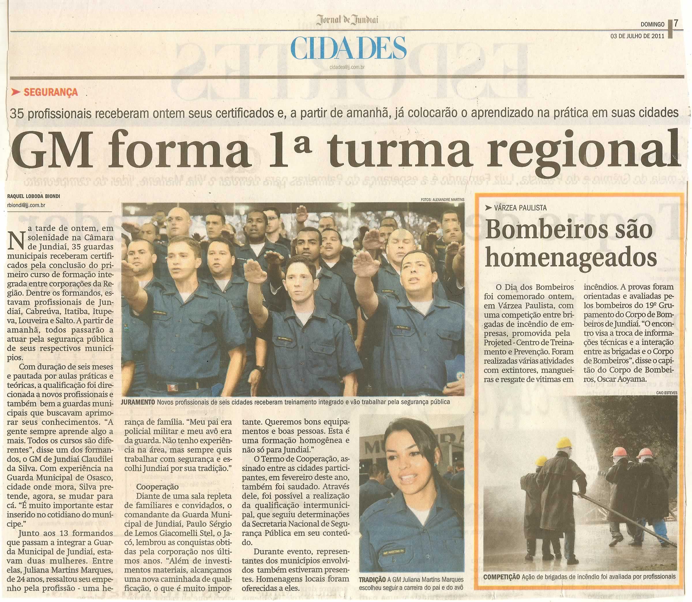 Jornal de Jundiaí - 03/07/2011
